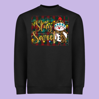 Christmas Stay Sweet Heavyweight Sweatshirt Designed By Ranaportraitstore