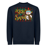 Navy christmas stay sweet Heavyweight Sweatshirt - RanaPortraitStore
