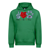 Emerald Peace Love Paws Urban Hoodie - Bettercallsaul