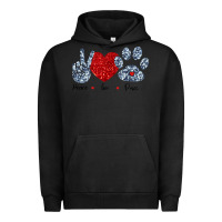 Pigment Black Peace Love Paws Urban Hoodie - Bettercallsaul