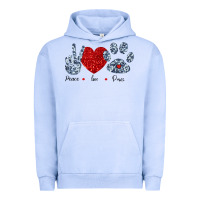 Pigment Grape Ice Peace Love Paws Urban Hoodie - Bettercallsaul