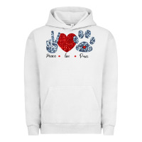 Pigment Lunar Rock Peace Love Paws Urban Hoodie - Bettercallsaul