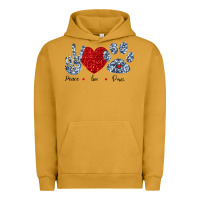 Pigment Peanut Butter Peace Love Paws Urban Hoodie - Bettercallsaul