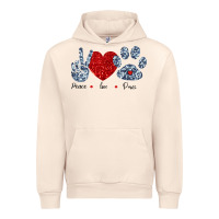 Sandshell Peace Love Paws Urban Hoodie - Bettercallsaul