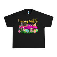 Black happy easter truck with farm animal Urban Heavy Tee - Neo Western