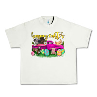 Pistachio happy easter truck with farm animal Urban Heavy Tee - Neo Western