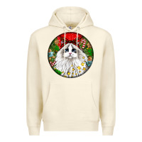 Sandshell christmas ragdoll  cat Premium Hoodie - LillyAllenDesigns