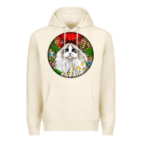 Tofu christmas ragdoll  cat Premium Hoodie - LillyAllenDesigns