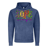 Vintage Denim love with crawfish mardi gras Vintage Hoodie - RanaPortraitStore