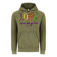Vintage Olive love with crawfish mardi gras Vintage Hoodie - RanaPortraitStore