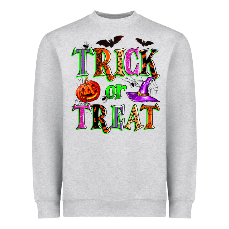 Trick Or Treat Heavyweight Sweatshirt by Zillion Design Studio | Teevron