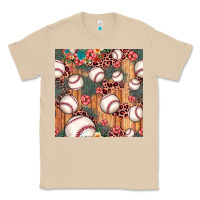 Mushroom baseball leopard seamless pattern Classic Tee - JahusDesignShop