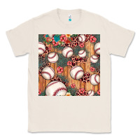 Natural baseball leopard seamless pattern Classic Tee - JahusDesignShop