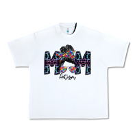 White mom autism Urban Heavy Tee - SublimationCraftShop