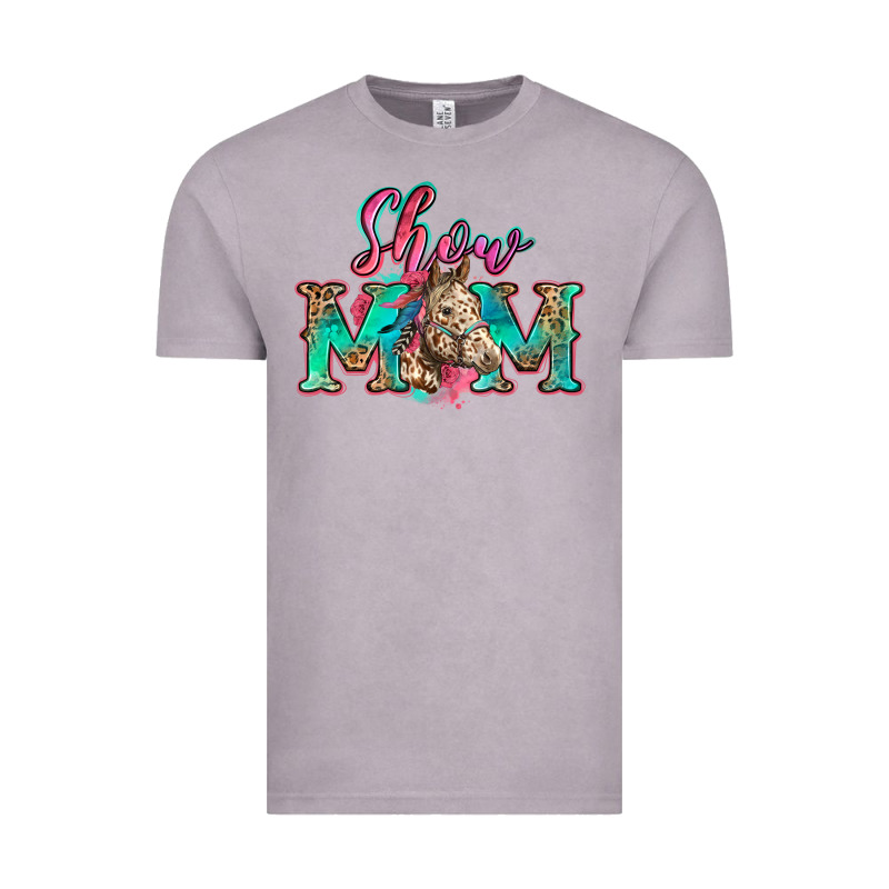 Show Mom Horse Vintage Tee by Zillion Design Studio | Teevron
