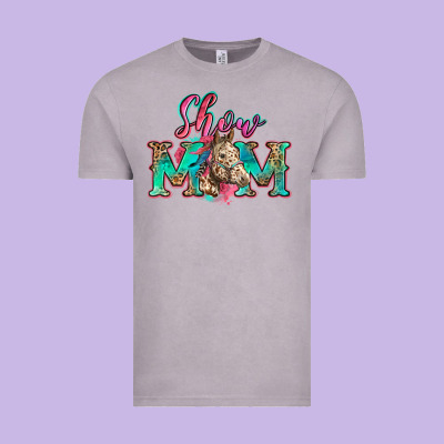 Show Mom Horse Vintage Tee Designed By Zillion Design Studio