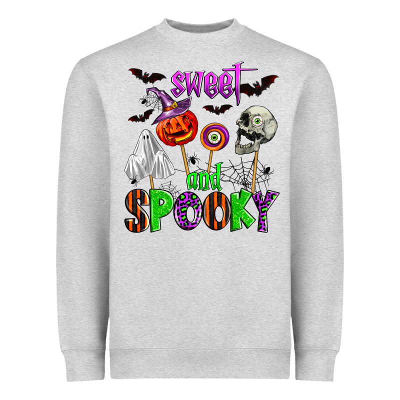 Sweet And Spooky Heavyweight Sweatshirt by Zillion Design Studio | Teevron