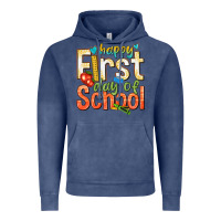 Vintage Denim happy first day of school Vintage Hoodie - texasbilliewilder