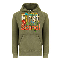 Vintage Olive happy first day of school Vintage Hoodie - texasbilliewilder