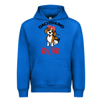 Cobalt Dachshund Mom Urban Hoodie - Bettercallsaul