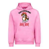 Fuchsia Pink Dachshund Mom Urban Hoodie - Bettercallsaul