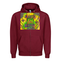 Burgundy mardi gras queen Zipper Hoodie - Artiststas