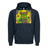 Navy mardi gras queen Zipper Hoodie - Artiststas
