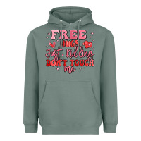 Sage free hugs just kidding don't touch me Heavyweight Hoodie - MaliasSmallBusiness