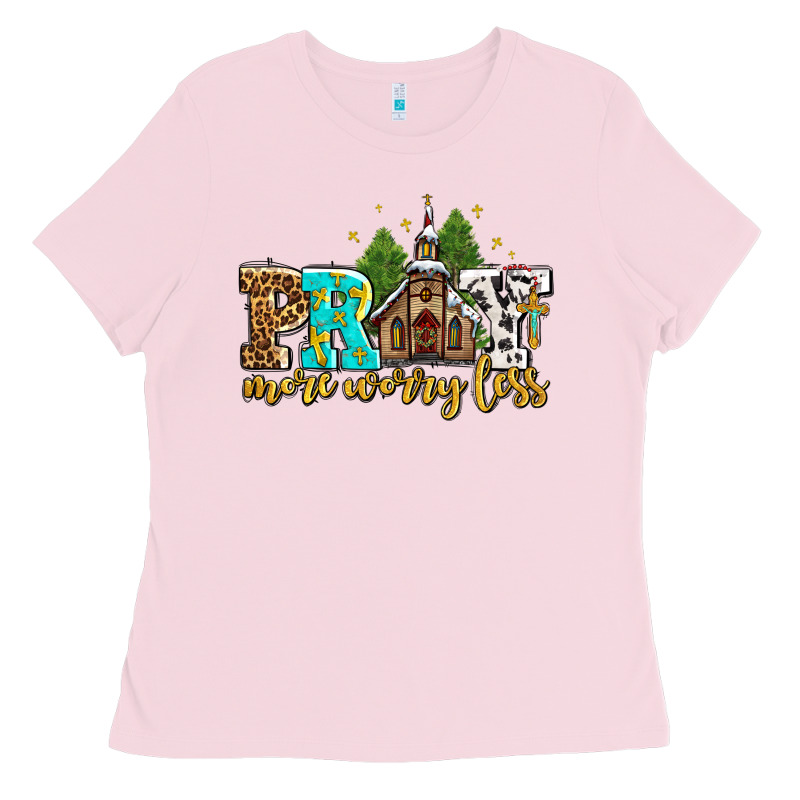 Pray More Worry Less With Church Ladies Tee by AdoDesignShop | Teevron