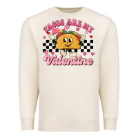 Sandshell tacos are my valentine Premium Sweatshirt - MaliasSmallBusiness