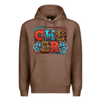 Chestnut Cheer Baseball stitchs Premium Hoodie - LillyAllenDesigns