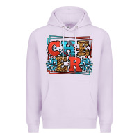 Lilac Cheer Baseball stitchs Premium Hoodie - LillyAllenDesigns