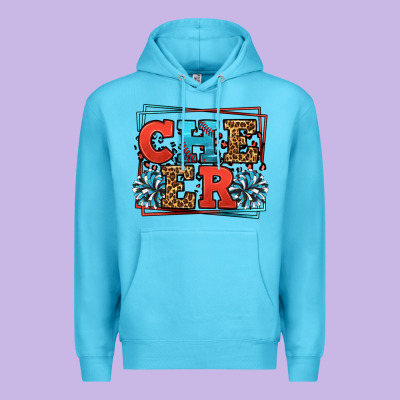 Cheer Baseball Stitchs Premium Hoodie Designed By Lillyallendesigns