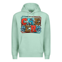 Seafoam Cheer Baseball stitchs Premium Hoodie - LillyAllenDesigns