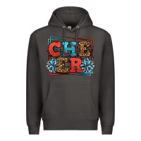 Smoke Cheer Baseball stitchs Premium Hoodie - LillyAllenDesigns