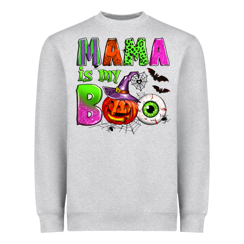 Mama Is My Boo Heavyweight Sweatshirt by Zillion Design Studio | Teevron
