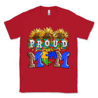 Red proud mom Classic Tee - AdoDesignShop