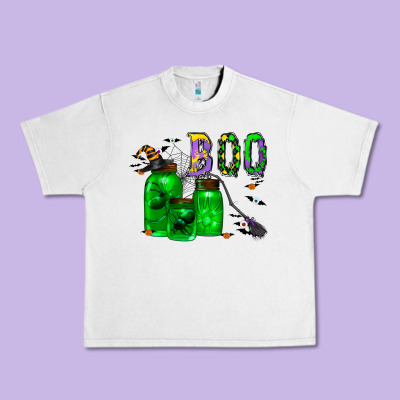 Boo Drink Urban Heavy Tee Designed By Cowhidedigitalart