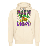 Sandshell mardi gras queen Zipper Hoodie - Artiststas