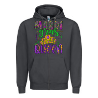 Smoke mardi gras queen Zipper Hoodie - Artiststas