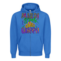 True Royal mardi gras queen Zipper Hoodie - Artiststas