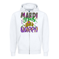 Mardi Gras Queen Zipper Hoodie | Teevron