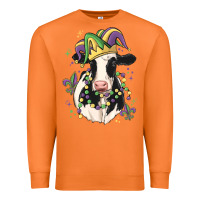 Carrot mardi gras cow Premium Sweatshirt - MaliasSmallBusiness