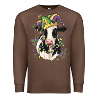 Chestnut mardi gras cow Premium Sweatshirt - MaliasSmallBusiness