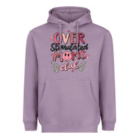 Lavender over stimulated moms club Heavyweight Hoodie - MaliasSmallBusiness