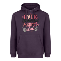 Plum over stimulated moms club Heavyweight Hoodie - MaliasSmallBusiness