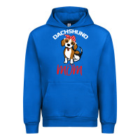 Cobalt Dachshund Mom Urban Hoodie - Bettercallsaul