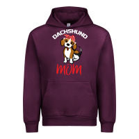 Mauve Wine Dachshund Mom Urban Hoodie - Bettercallsaul