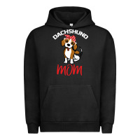 Pigment Black Dachshund Mom Urban Hoodie - Bettercallsaul