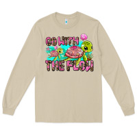 Mushroom go with the flow Long Sleeve Tee - AdoDesignShop